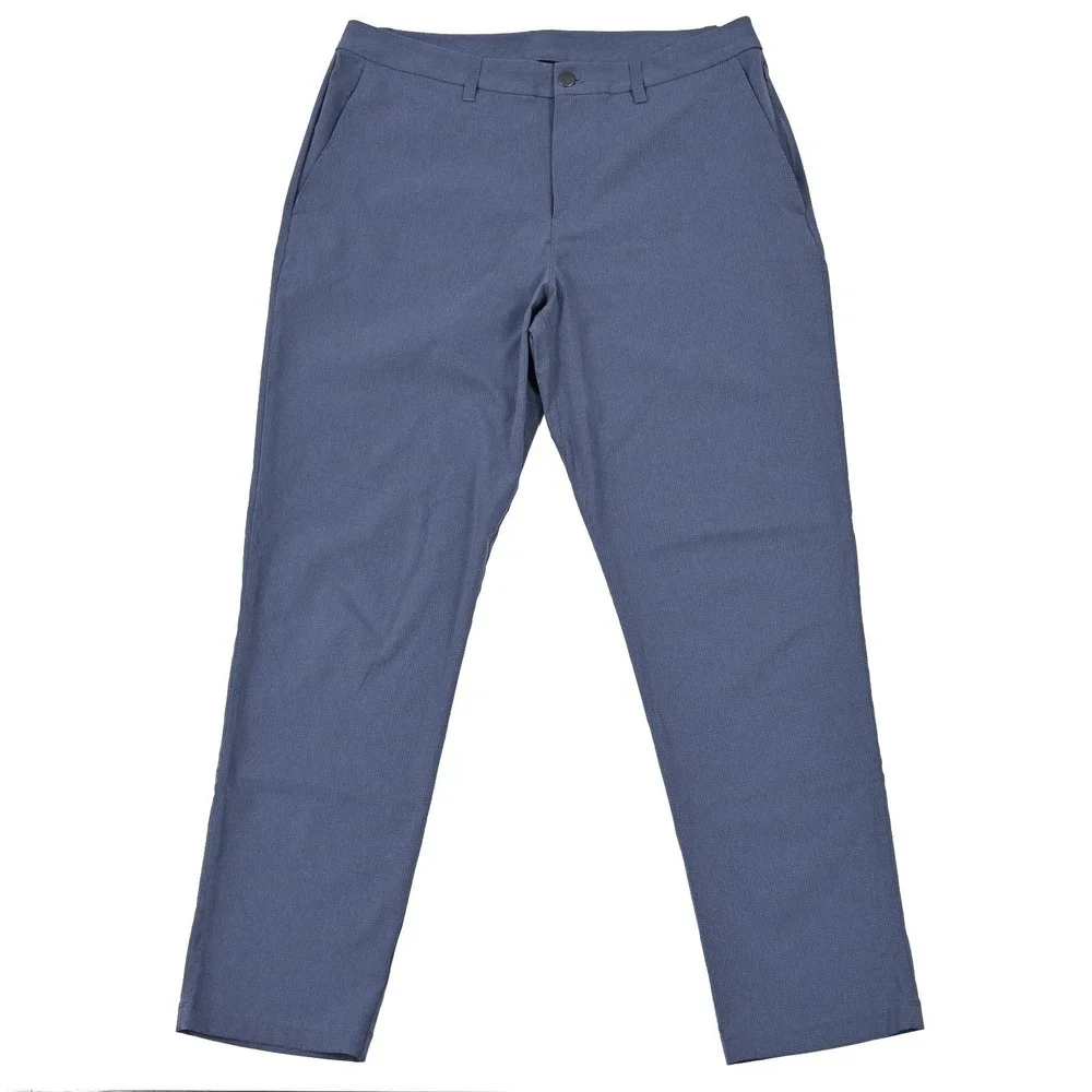 Lululemon Woven Air Pants Mens 34x30 Blue Athleisure Performance Active LM5AXXS‎